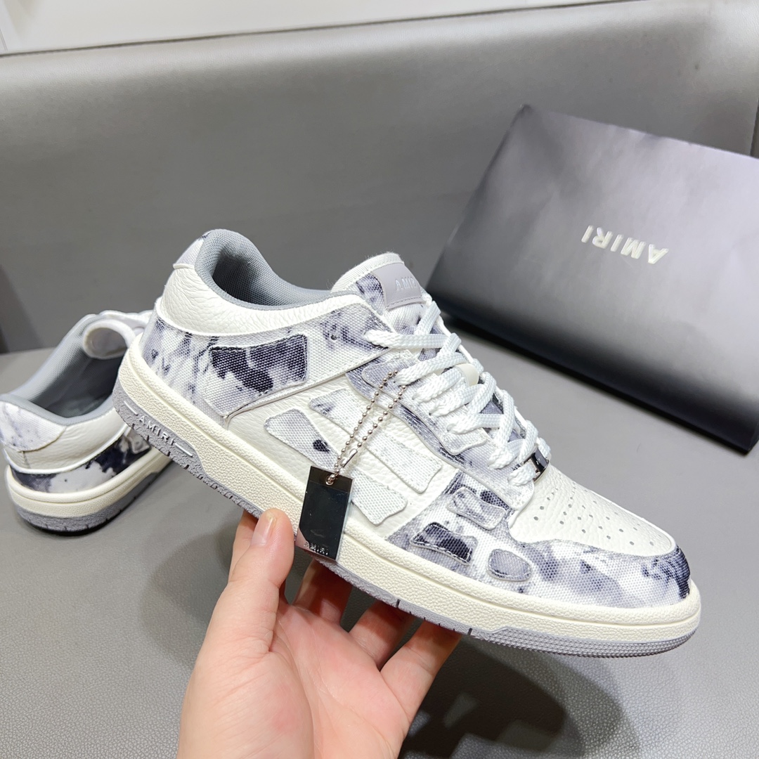 AMIRI SKELETON LOW-SKEL TOP SNEAKERS