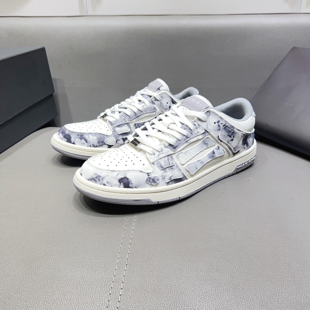 AMIRI SKELETON LOW-SKEL TOP SNEAKERS