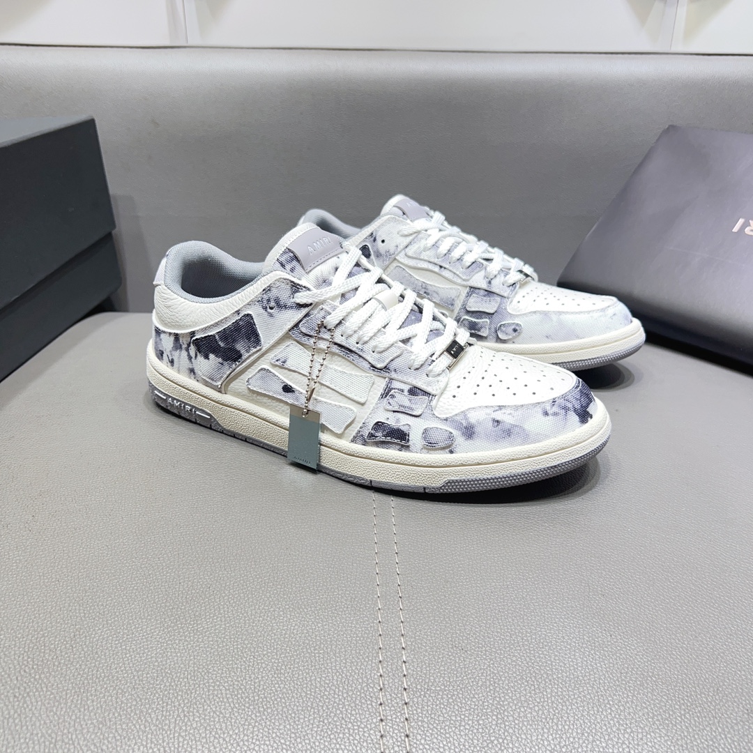 AMIRI SKELETON LOW-SKEL TOP SNEAKERS