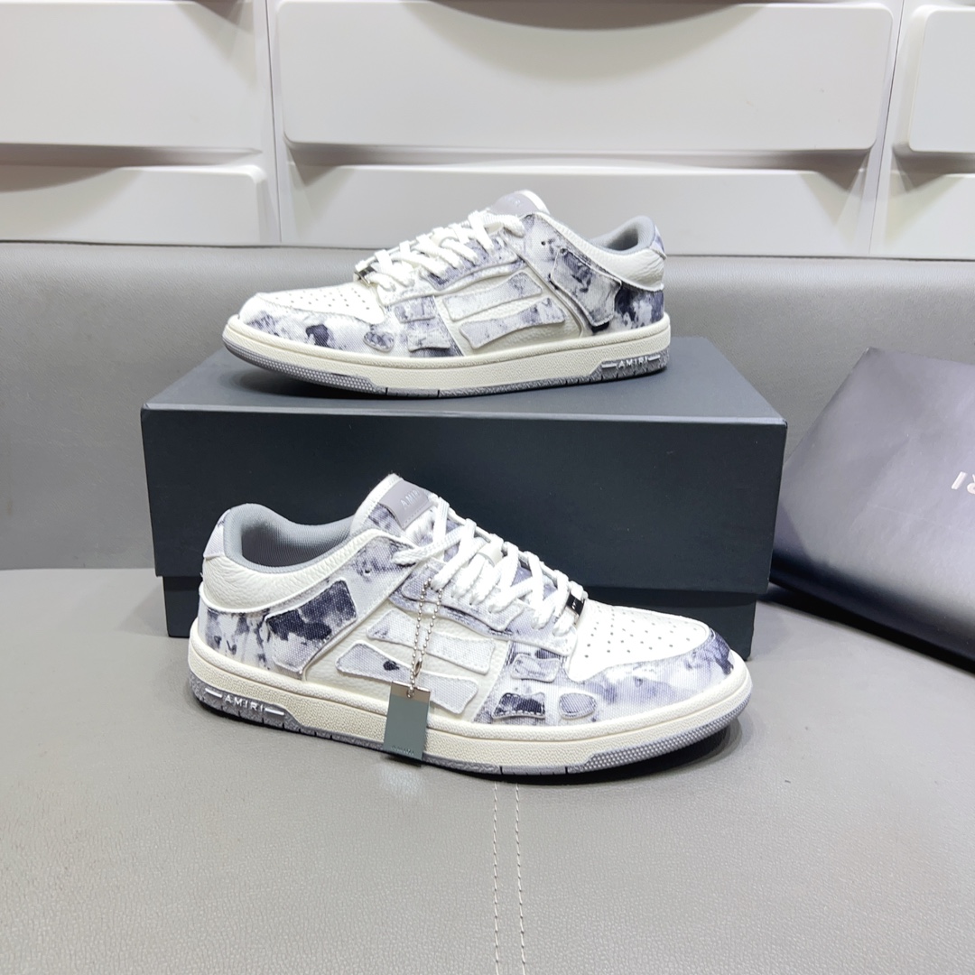 AMIRI SKELETON LOW-SKEL TOP SNEAKERS