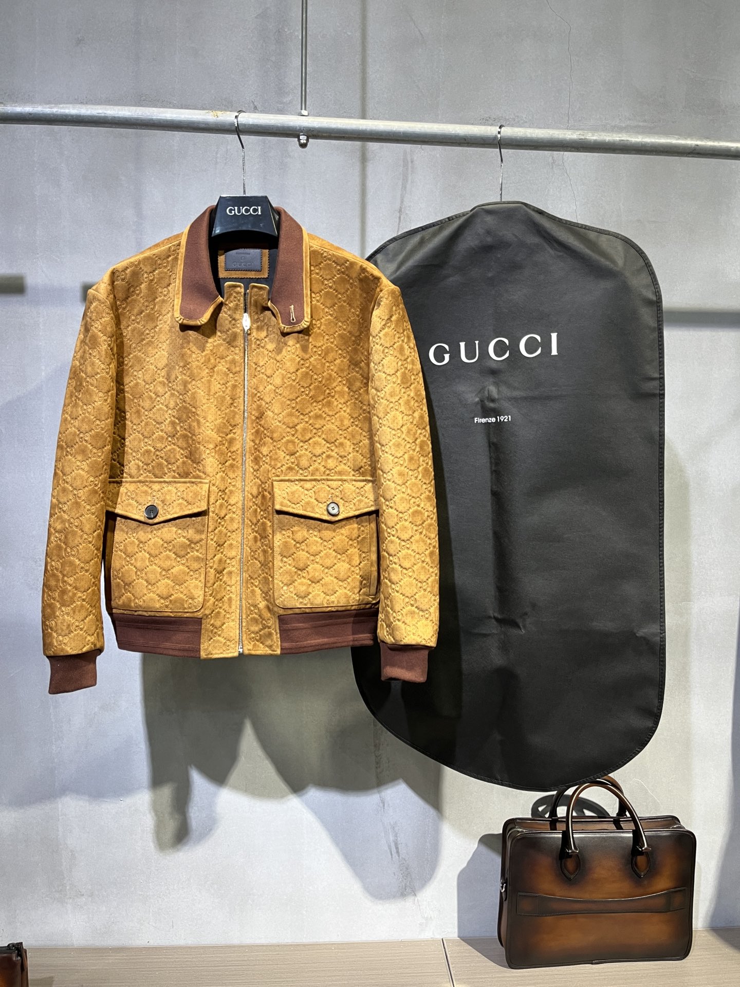 GUCCI Real Leater JACKET