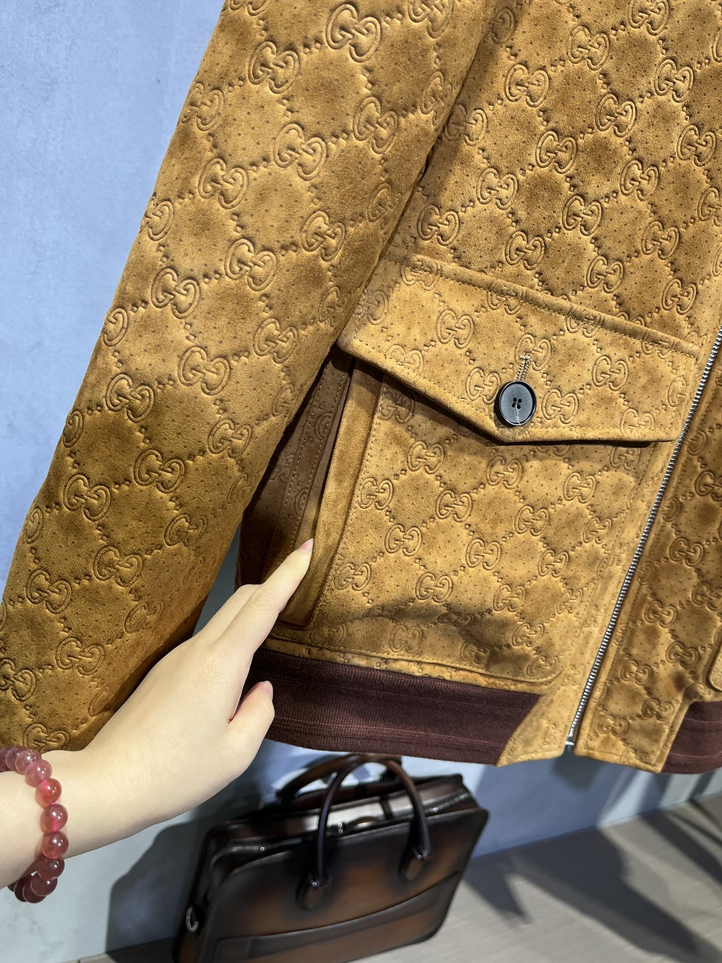 GUCCI Real Leater JACKET