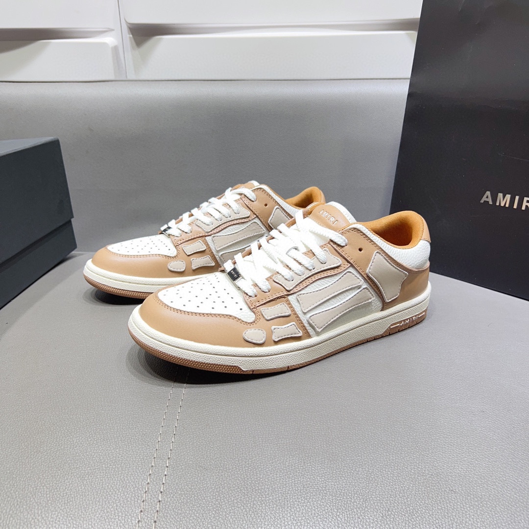 AMIRI SKELETON LOW-SKEL TOP SNEAKERS