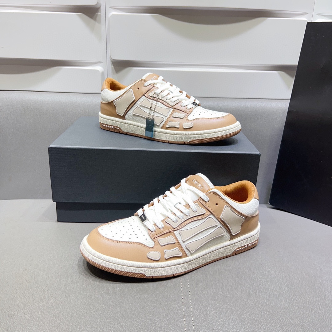 AMIRI SKELETON LOW-SKEL TOP SNEAKERS