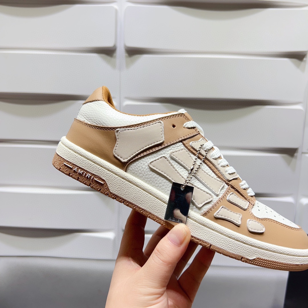 AMIRI SKELETON LOW-SKEL TOP SNEAKERS