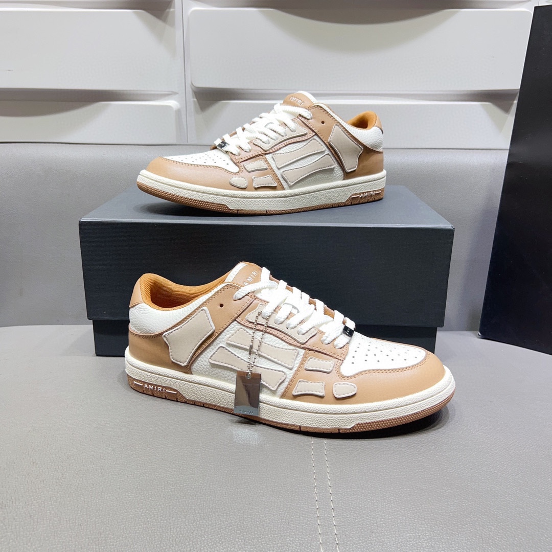 AMIRI SKELETON LOW-SKEL TOP SNEAKERS
