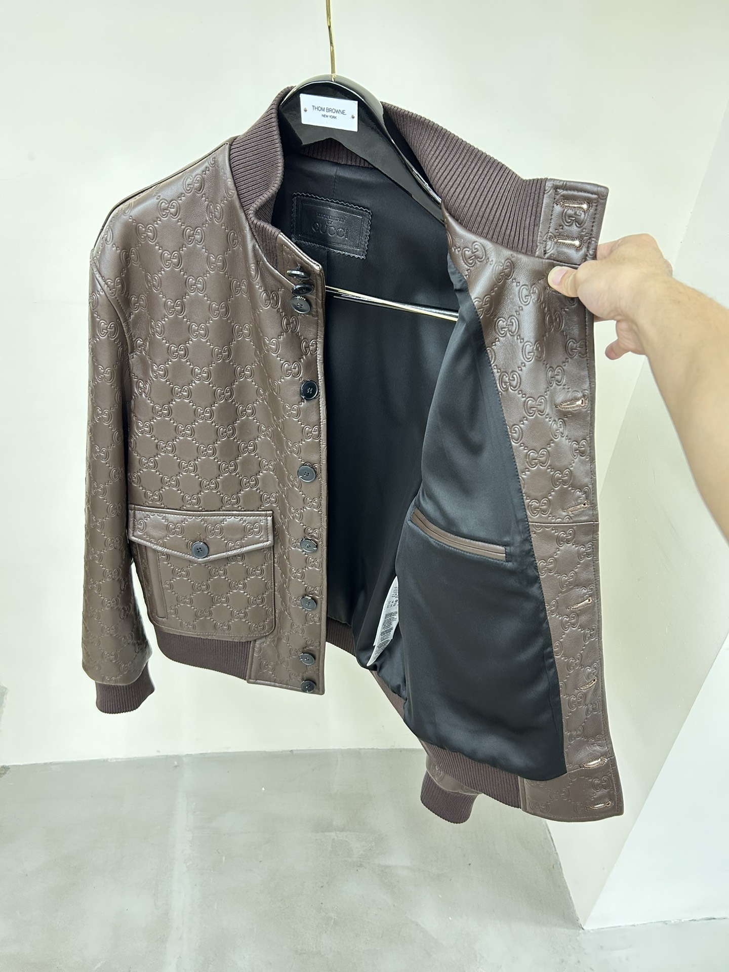 GUCCI Real Leather Jacket