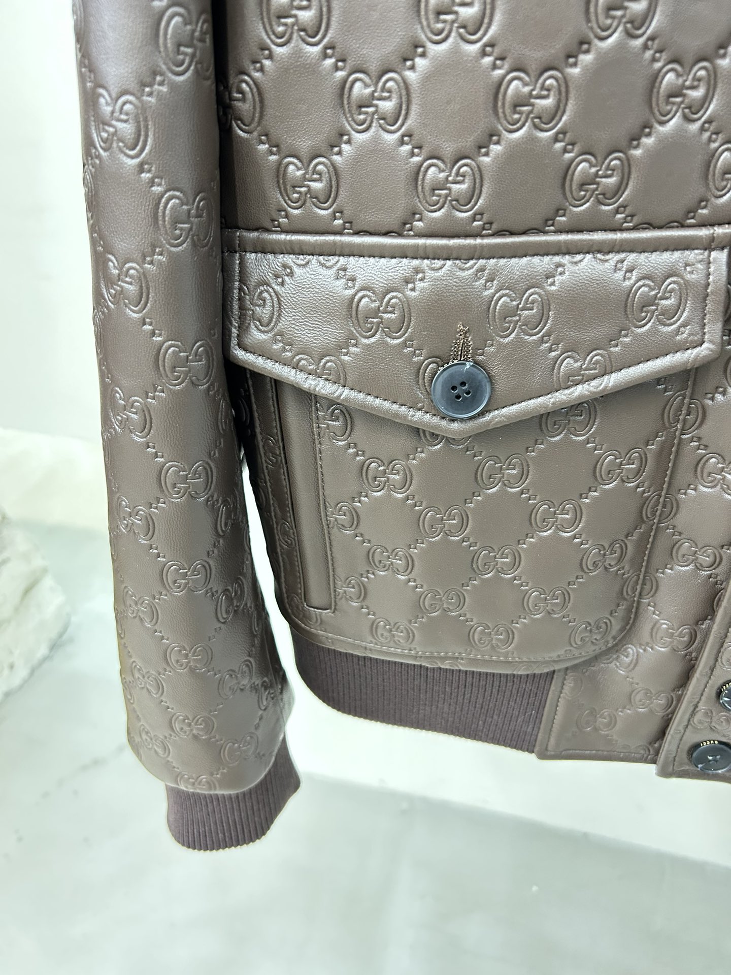 GUCCI Real Leather Jacket