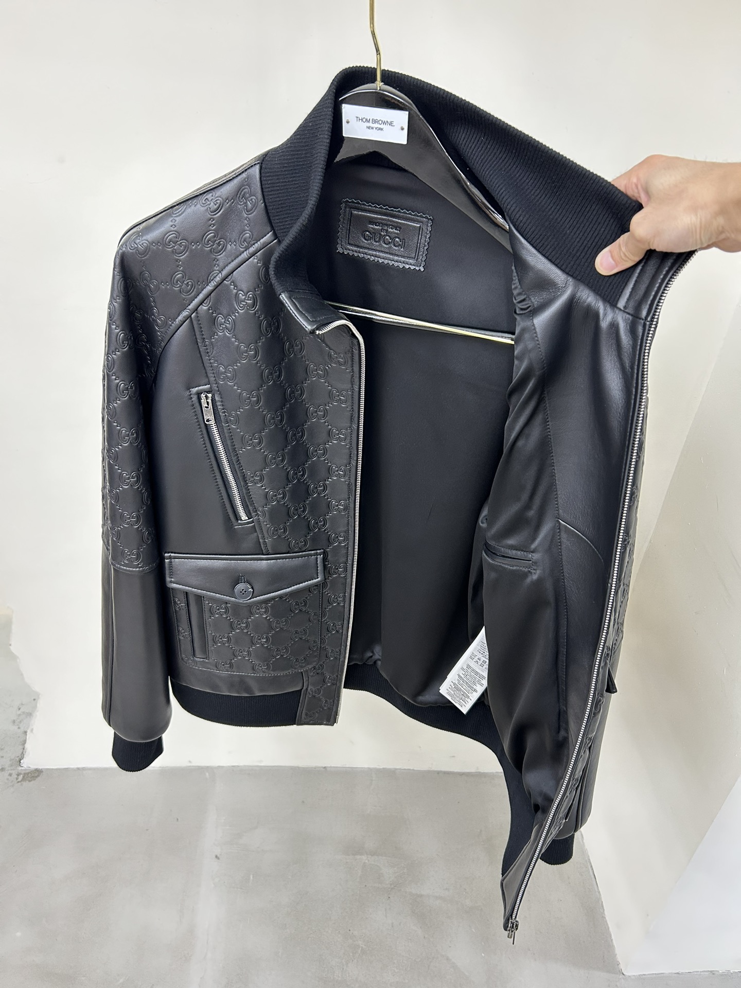 GUCCI Real Leather JEAKET