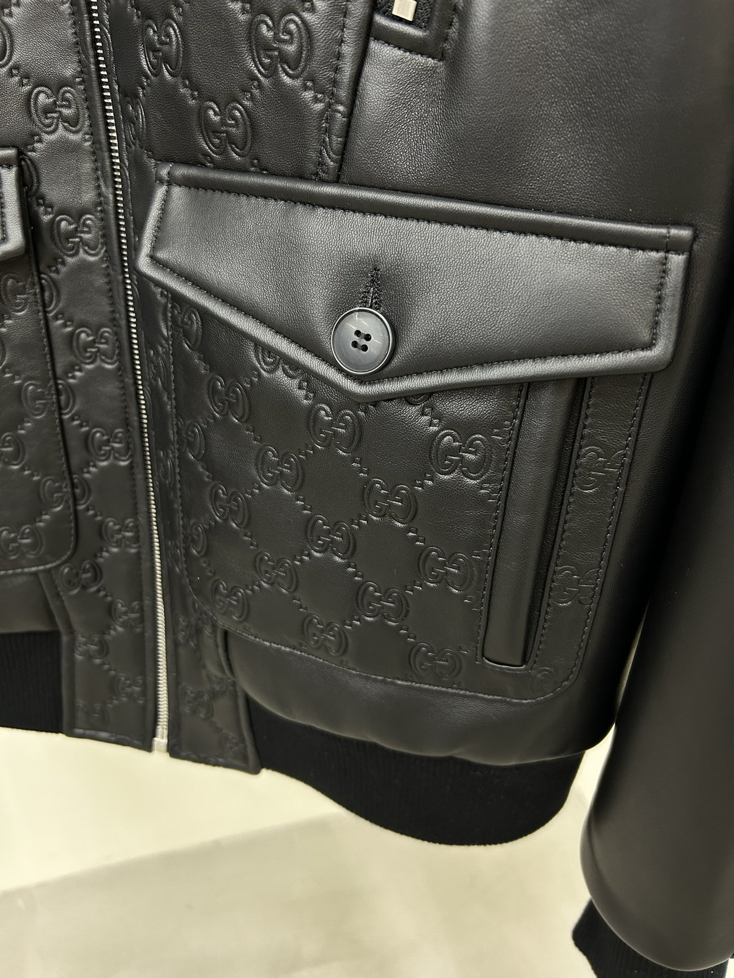 GUCCI Real Leather JEAKET