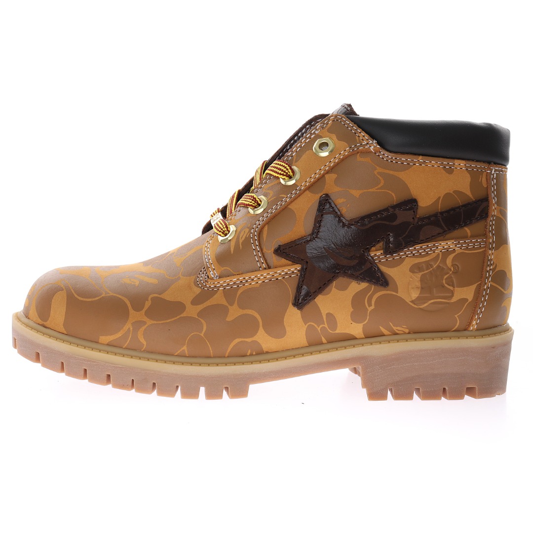 Bape x Timberland Fatigue Chukka Nubuck Boots