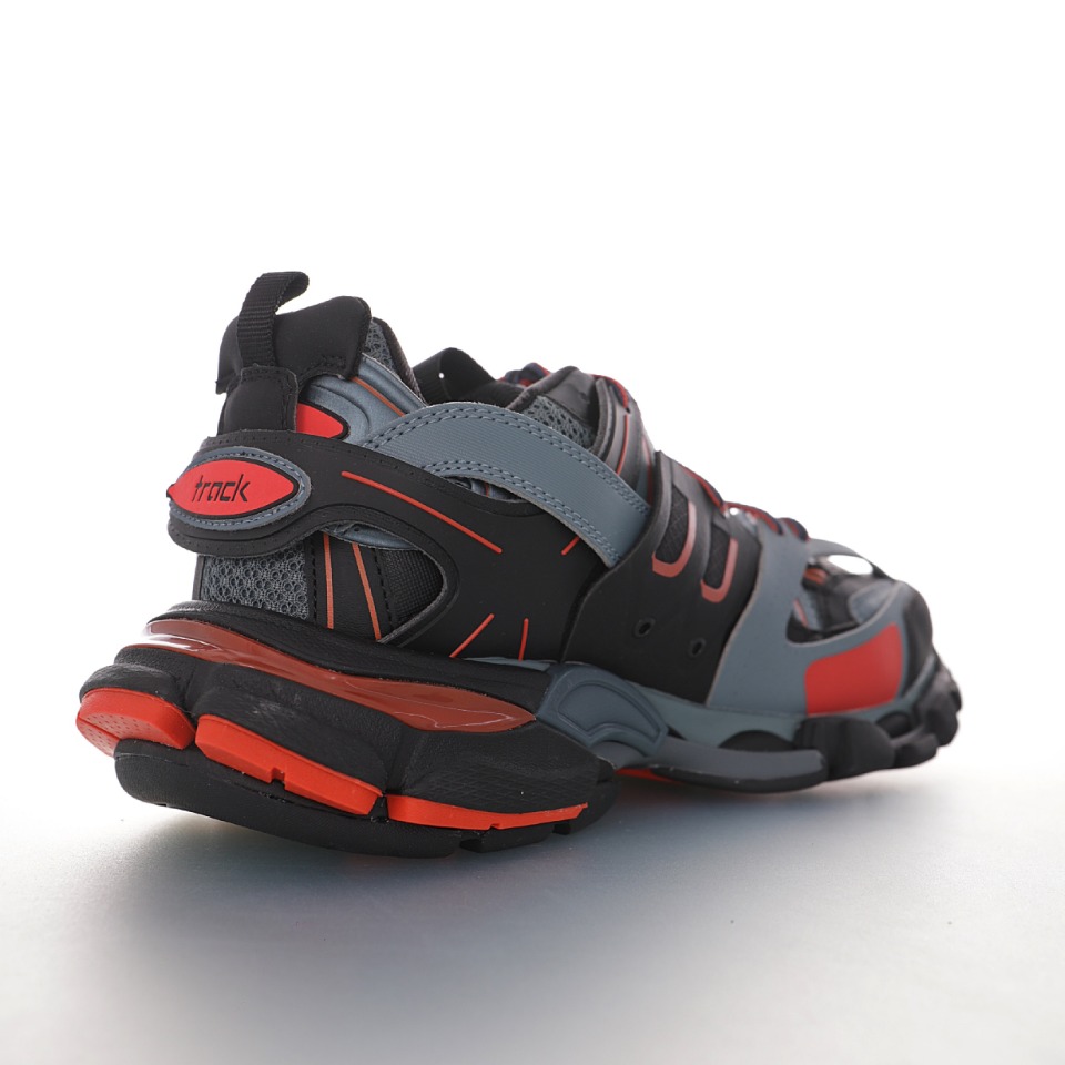 BALENCIAGA Track Trainers"Black/Grey/Red"