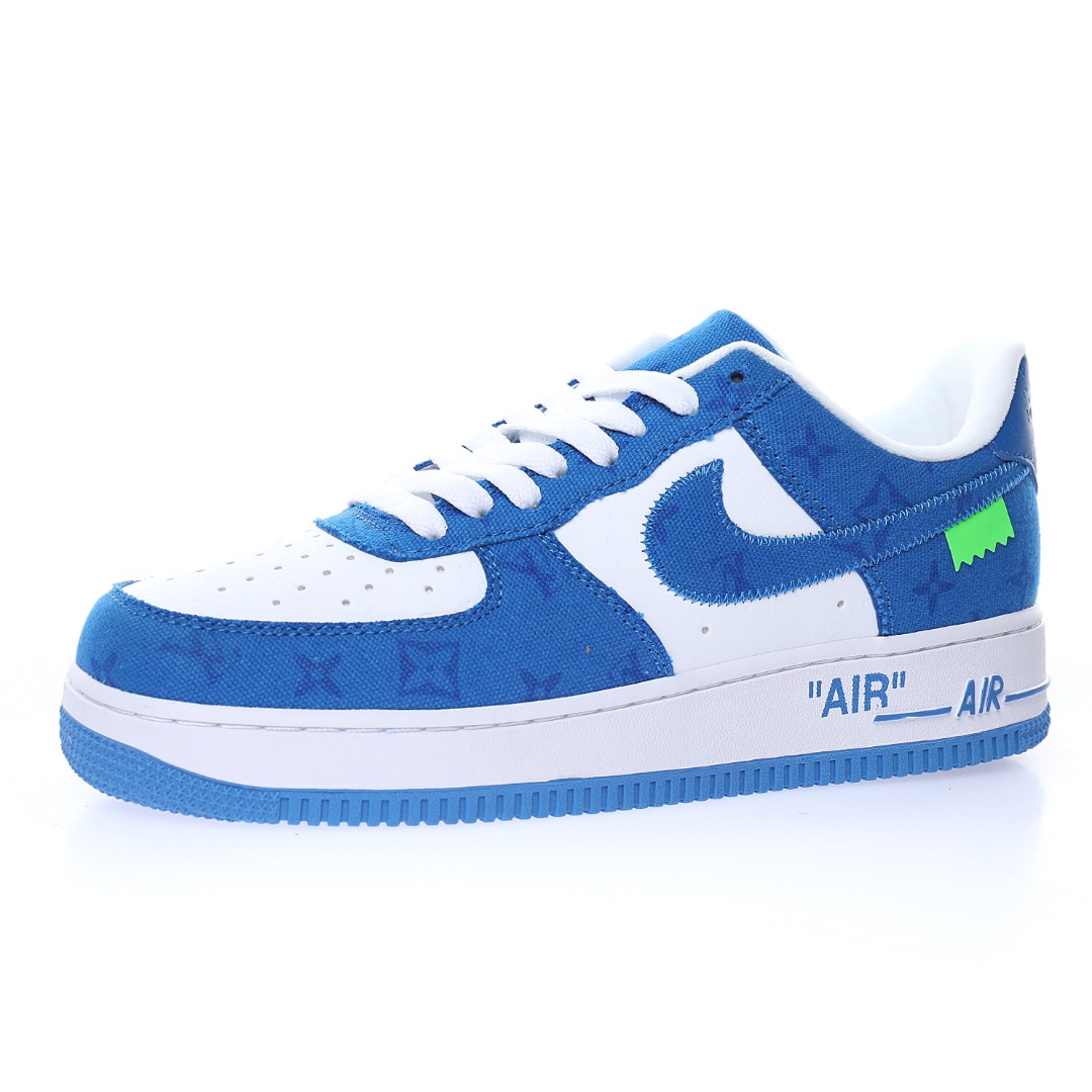 Louis Vuitton x Nike Air Force 1 07 LV8"White/Blue/LV Monogram"