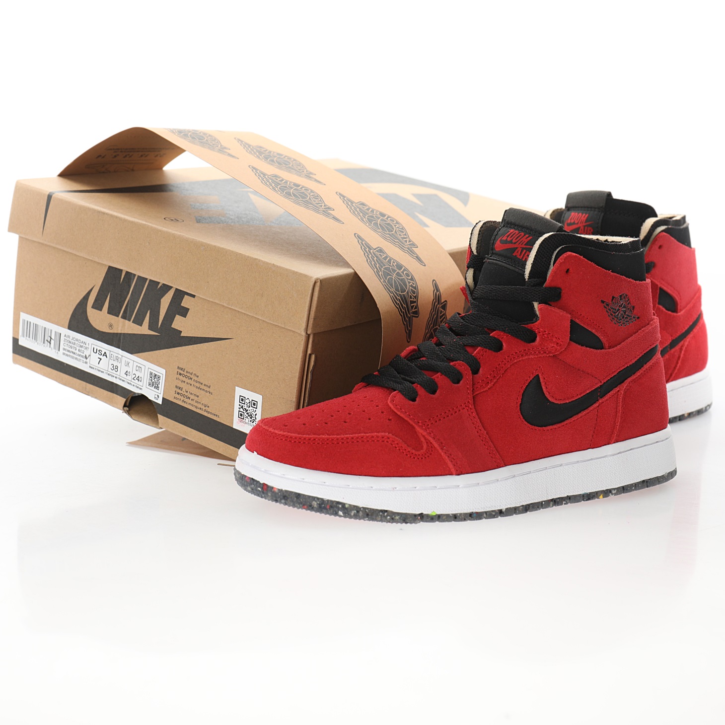 Nike Air Jordan 1 Zoom CMFT"Gym Red"