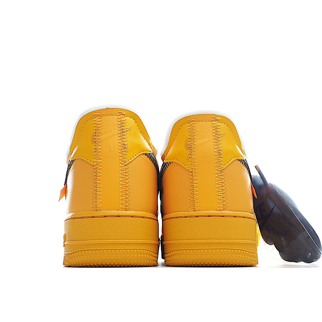 Off-White x Nk Air Force 1 "University Gold" 