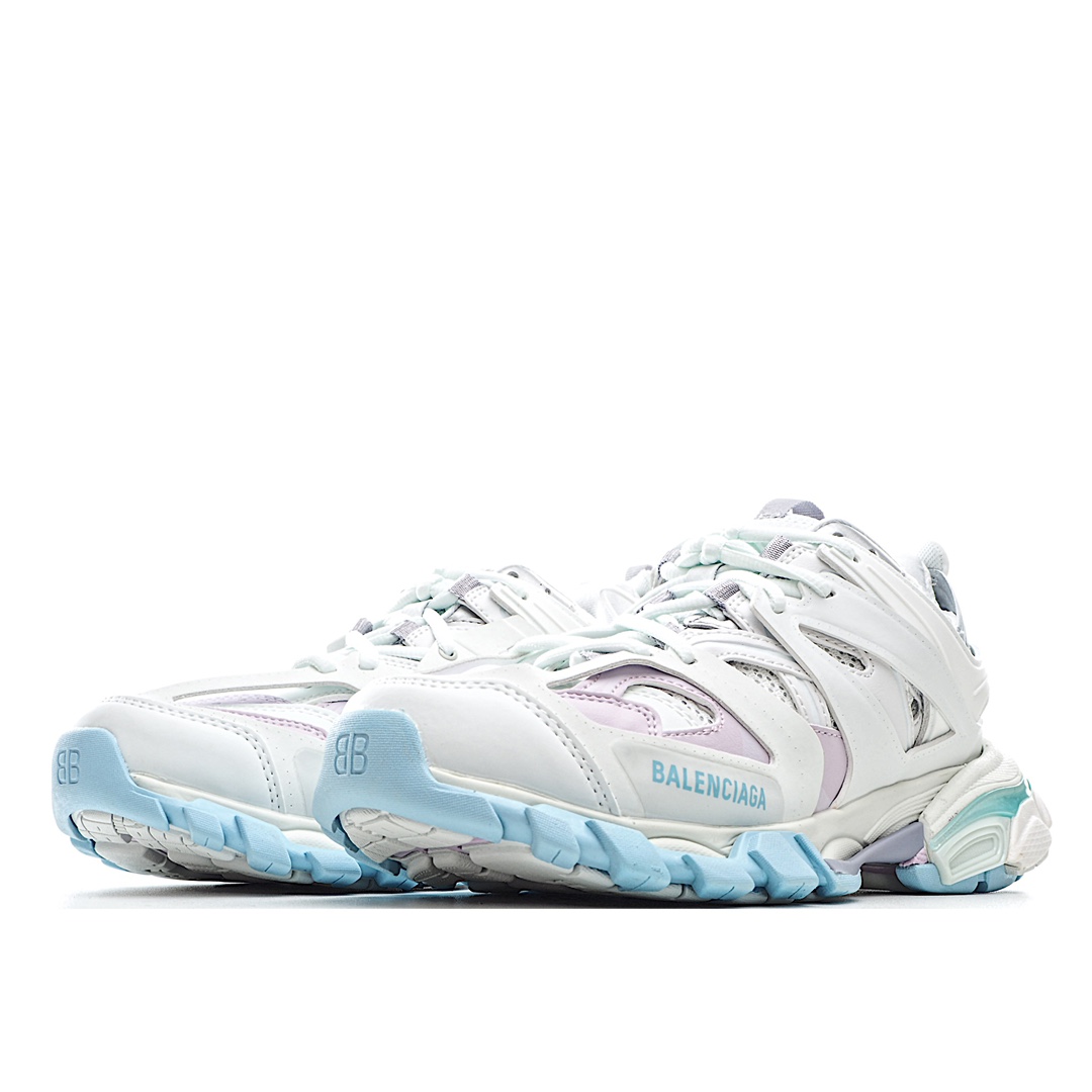 Balenciaga Sneaker Tess s.Gomma MAILLE WHITE/ORANGE 