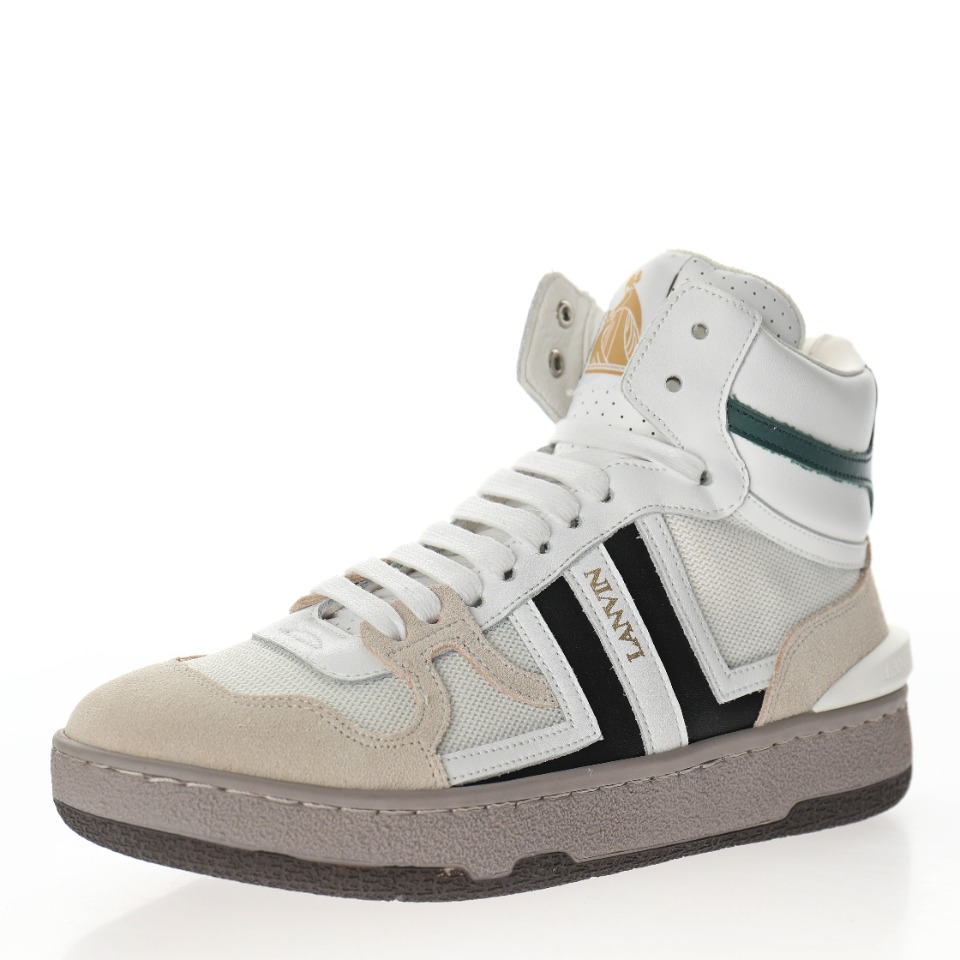LANVIN Clay High-Top Tennis Sneakers