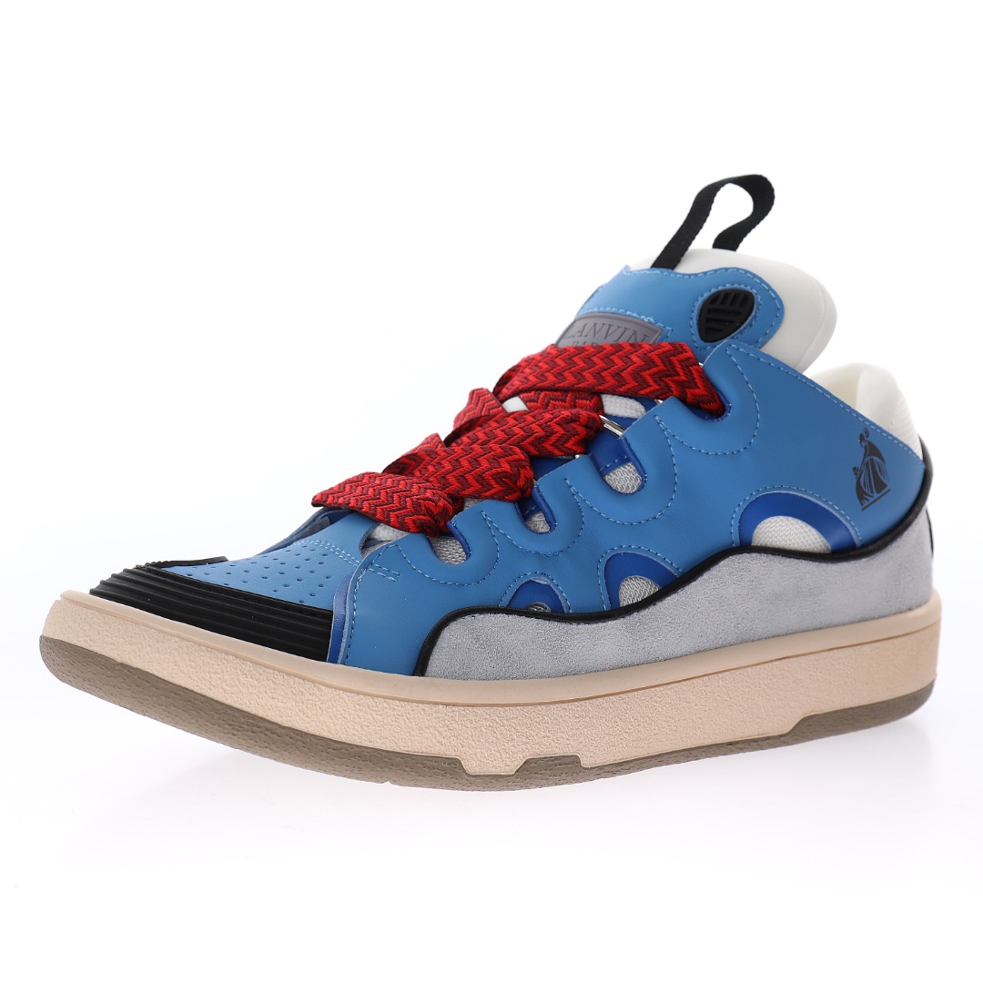LANVIN Curb Low-Top Sneakers