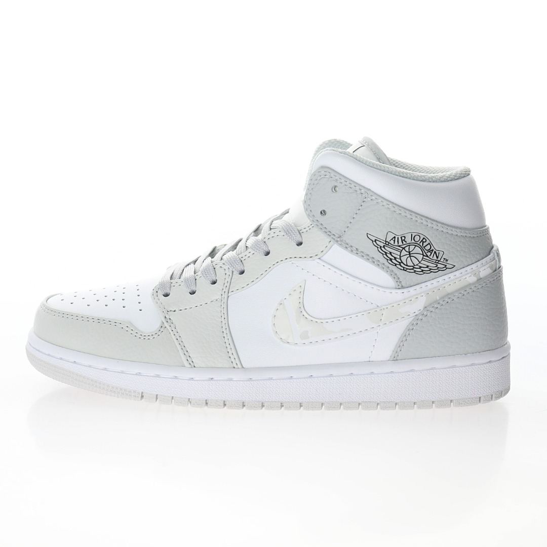 NIKE Air Jordan 1 Retro Mid"White Camo"