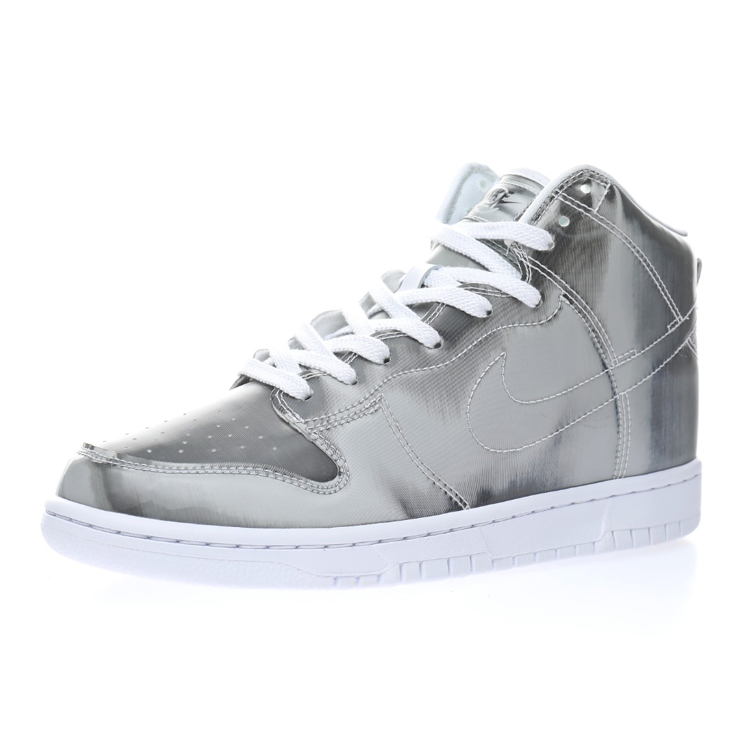 CLOT x Nike Dunk High"Silver Metallic"