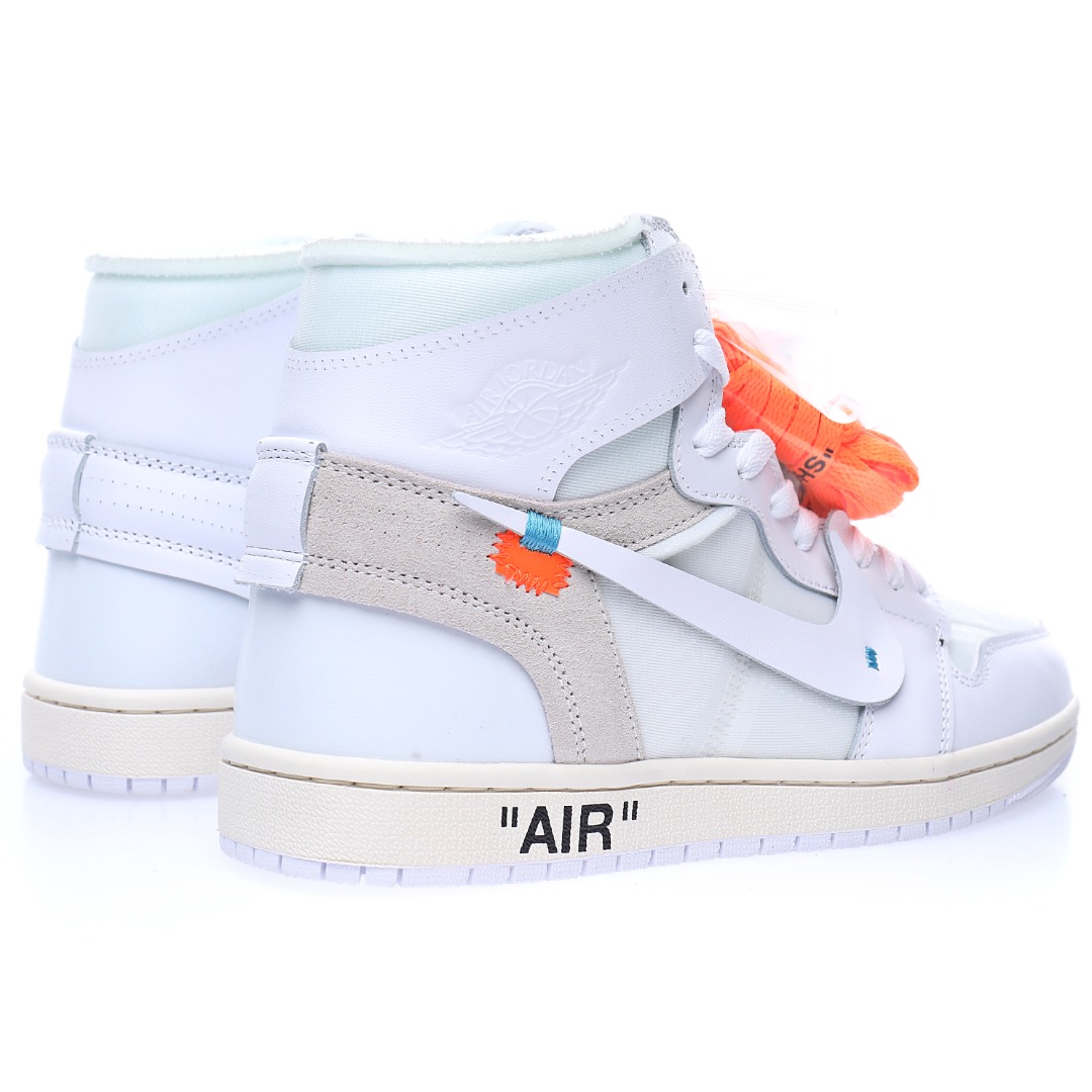 Off-White x Nike Air Jordan 1 Retro High OG"All White"