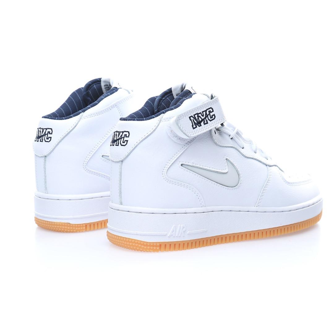 Nike Air Force 1´07 Mid QS"NYC White Midnight Navy"