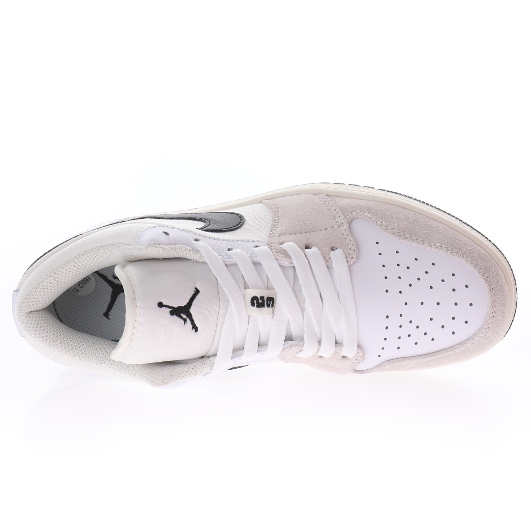 Nike Air Jordan 1 Low PRM"White Sail Black"