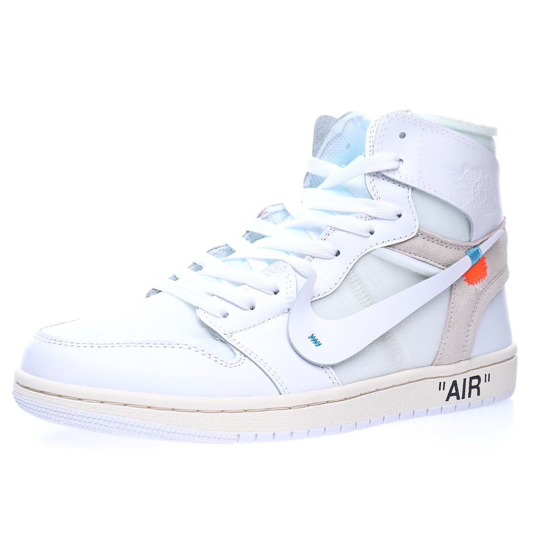 Off-White x Nike Air Jordan 1 Retro High OG"All White"