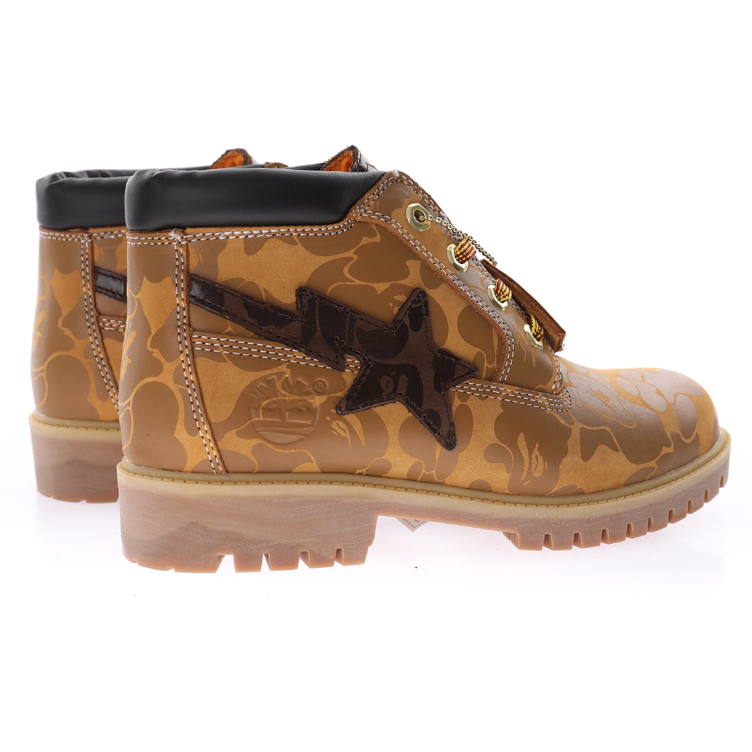 Bape x Timberland Fatigue Chukka Nubuck Boots