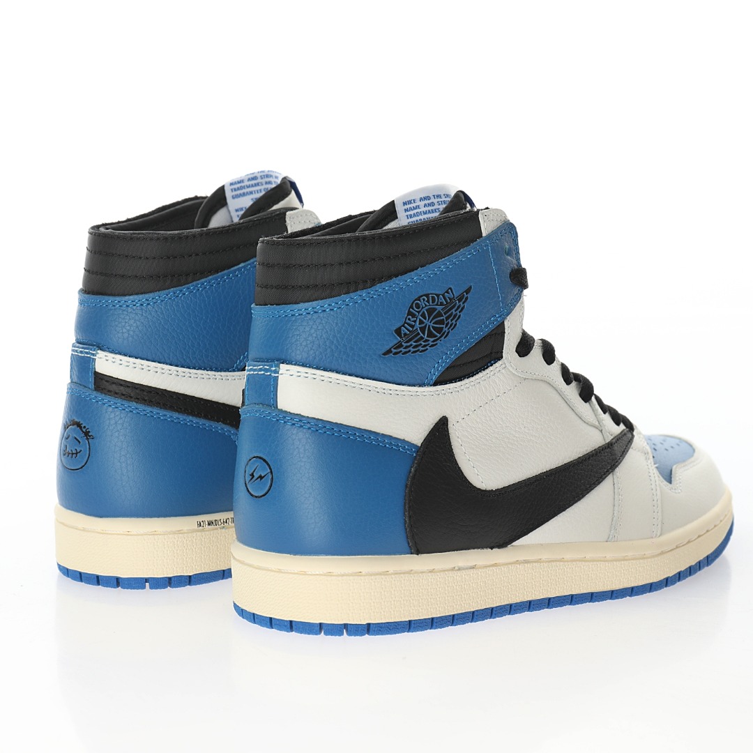 fragment design x Travis Scott x Nike Air Jordan 1 High OG SP"Military Blue"