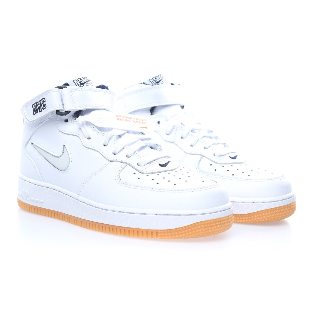 Nike Air Force 1´07 Mid QS"NYC White Midnight Navy"