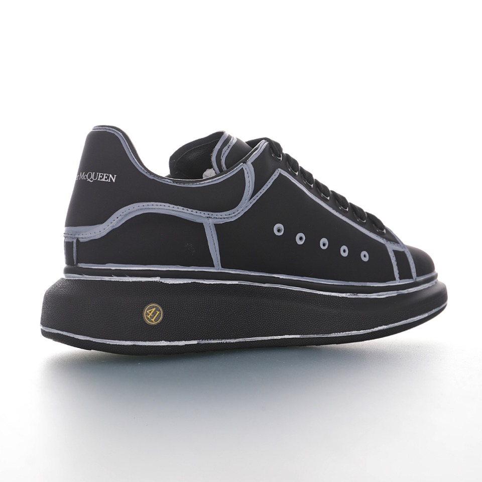 ALEXANDER MCQUEEN SOLE LEATHER SNEAKERS