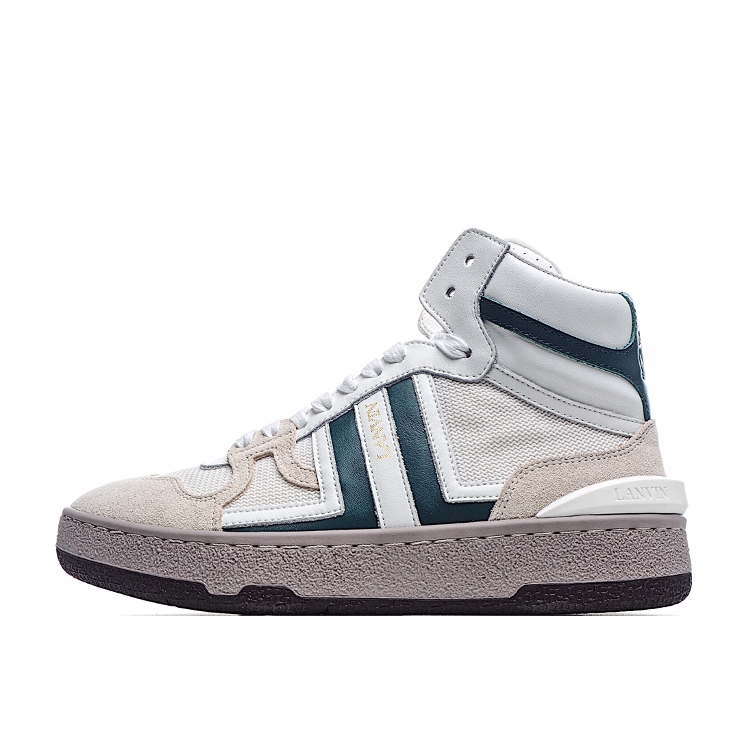 LANVIN Clay High -Top Tennis Sneakers