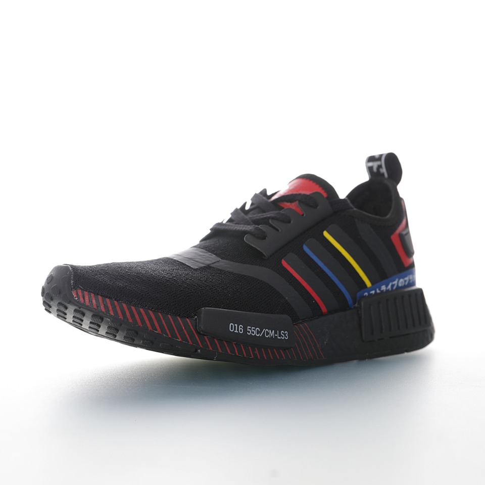 Originals NMD_R1"Black/Blue/Yellow/Red"