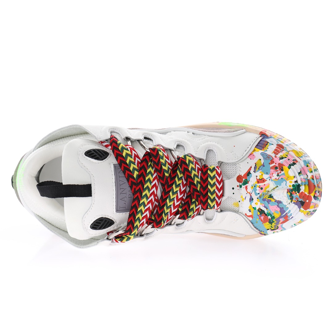 LANVIN Curb Low-Top Sneakers