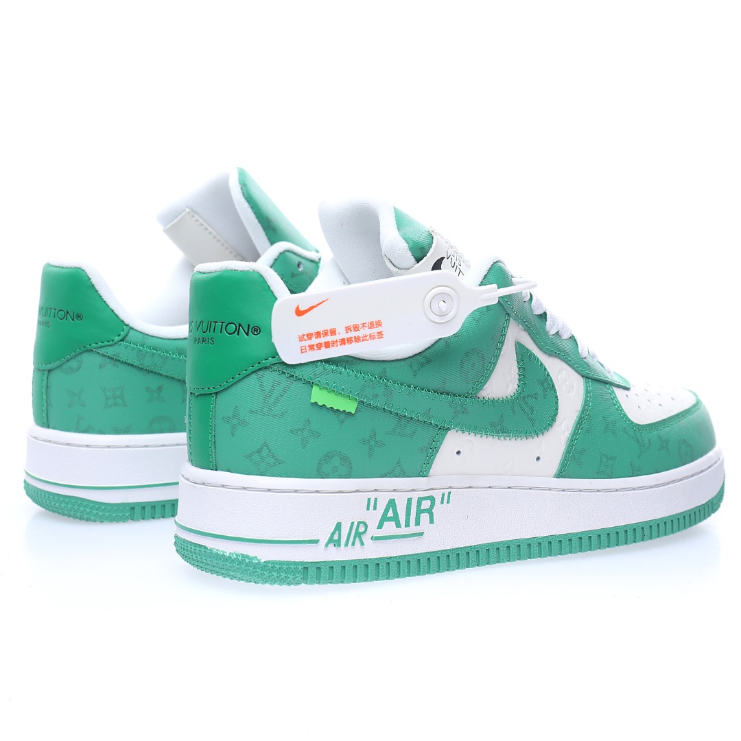 Louis Vuitton x Nike Air Force 1 07 LV8"White/Green/LV Monogram"