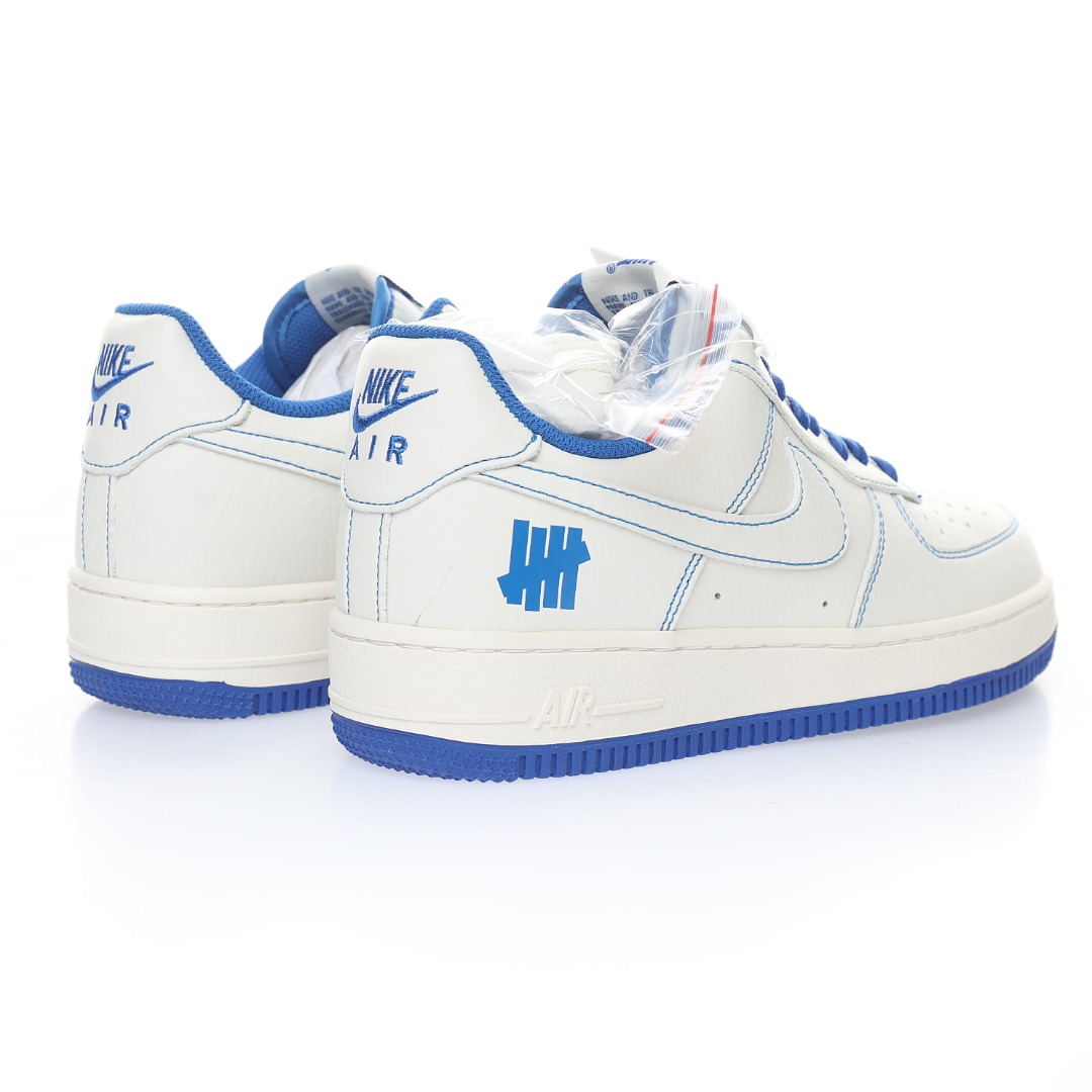 UNDEFEATED x Nike Air Force 1´07"Beige/Blue 3M"