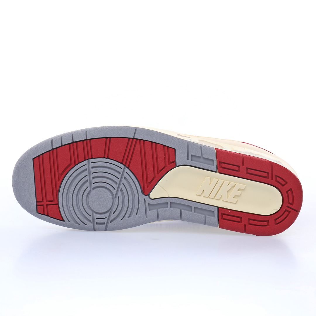 Off-White™ x Air Jordan 2 Low"White/Sail-Red-Grey"