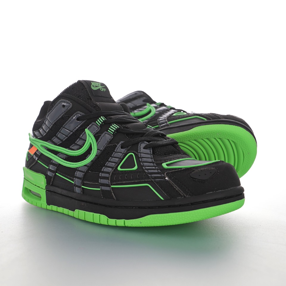 Off-White™ x Nike Air Rubber Dunk"Green Strike"2.0
