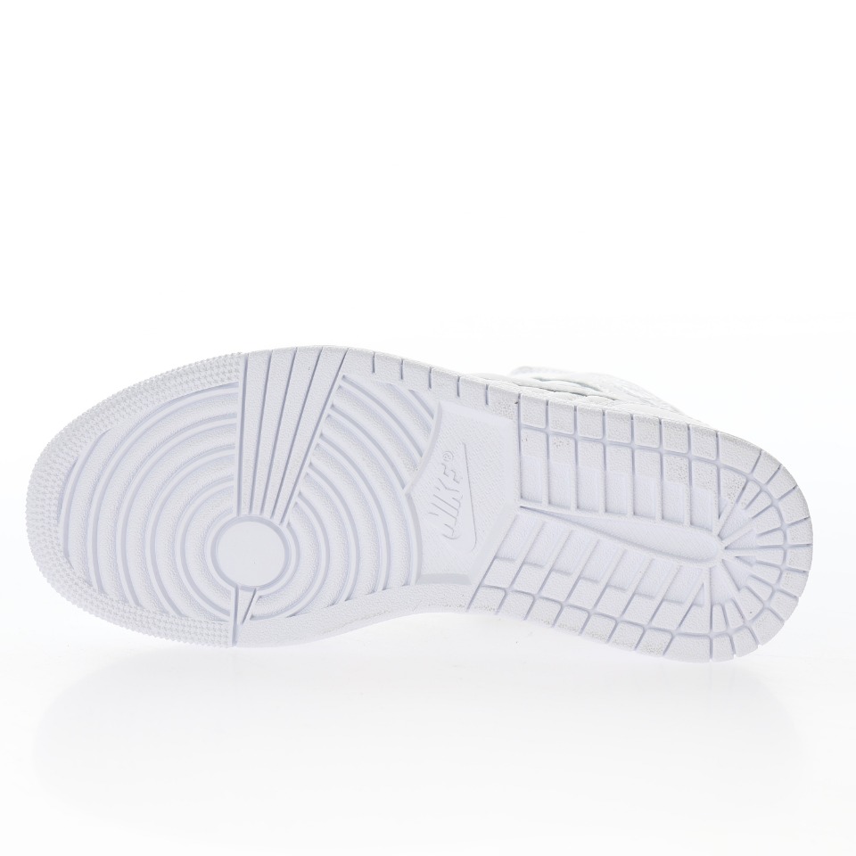 NIKE Wmns Air Jordan 1 Mid SE"White Quilted"