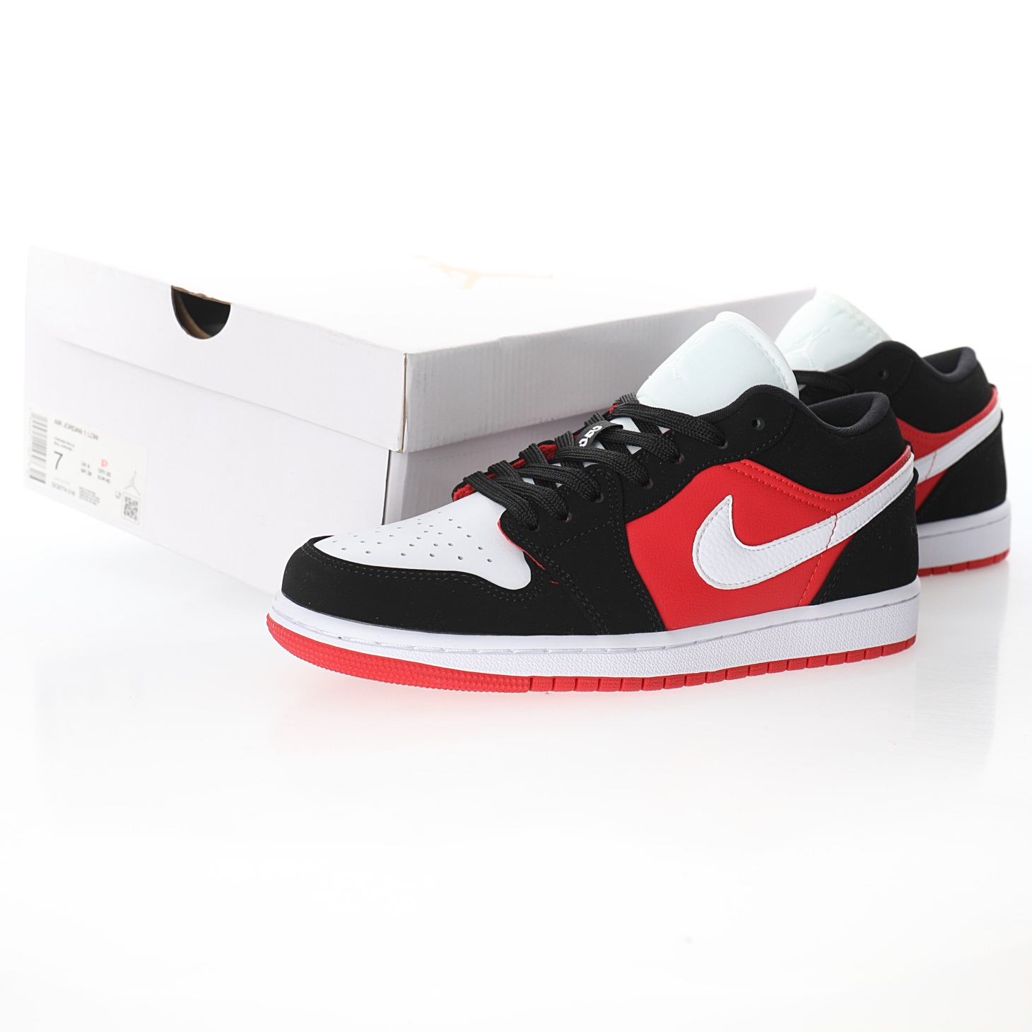 Nike Air Jordan 1 Low"Black/White/Gym Red
