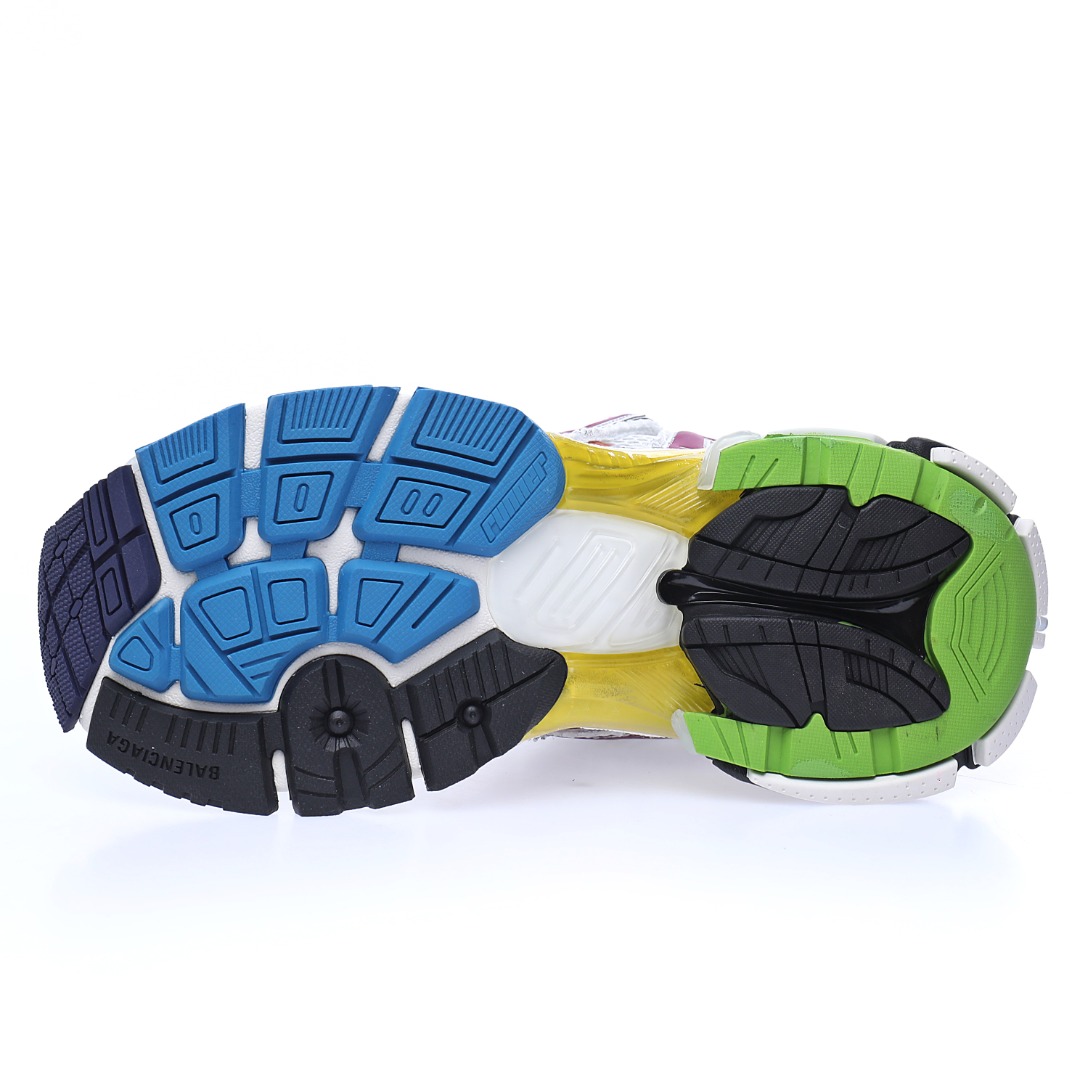 BALENCIAGA Runner Sneaker"Sliver/Purple/Multicolor"