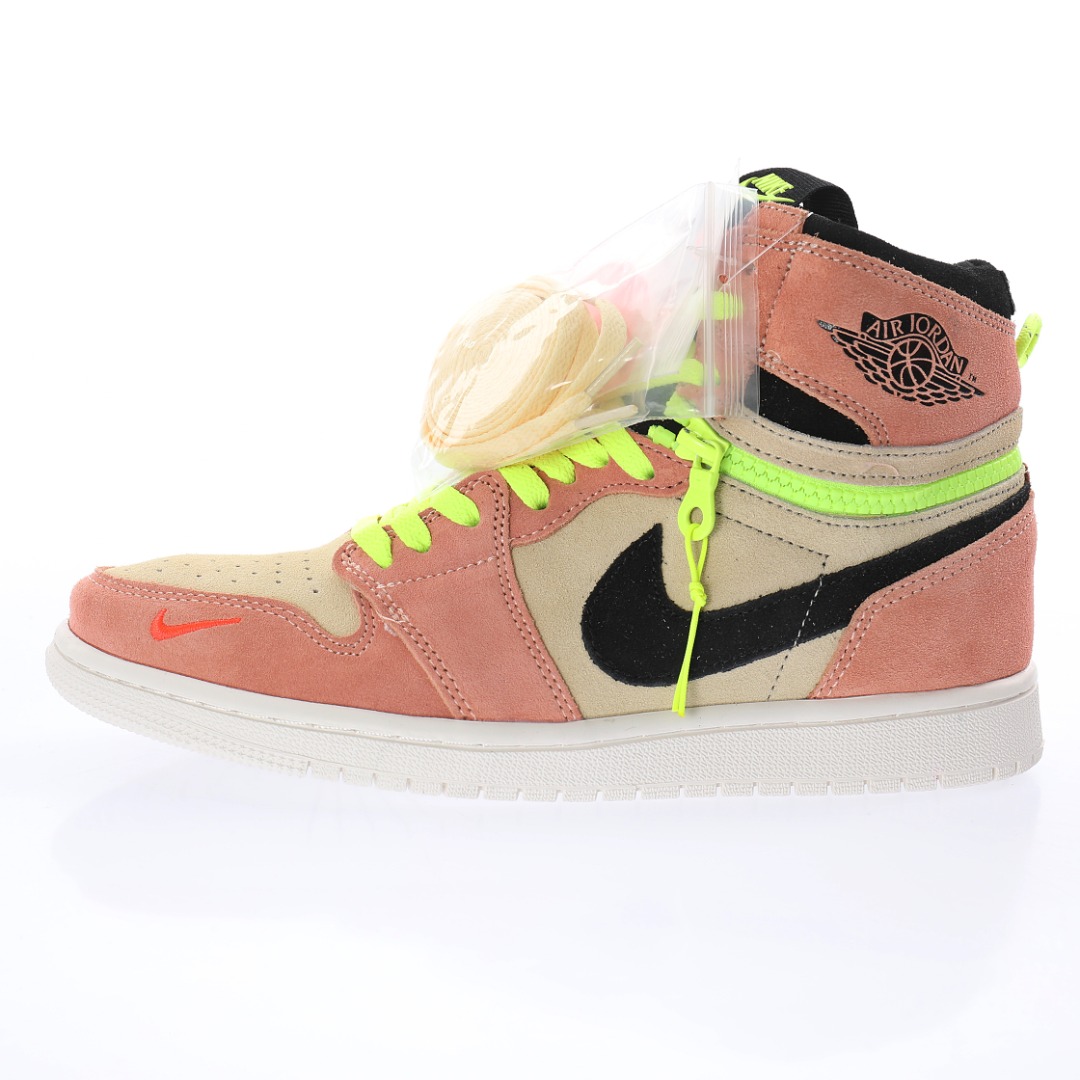 Nike Air Jordan 1 Retro High Switch"Peach Neon"