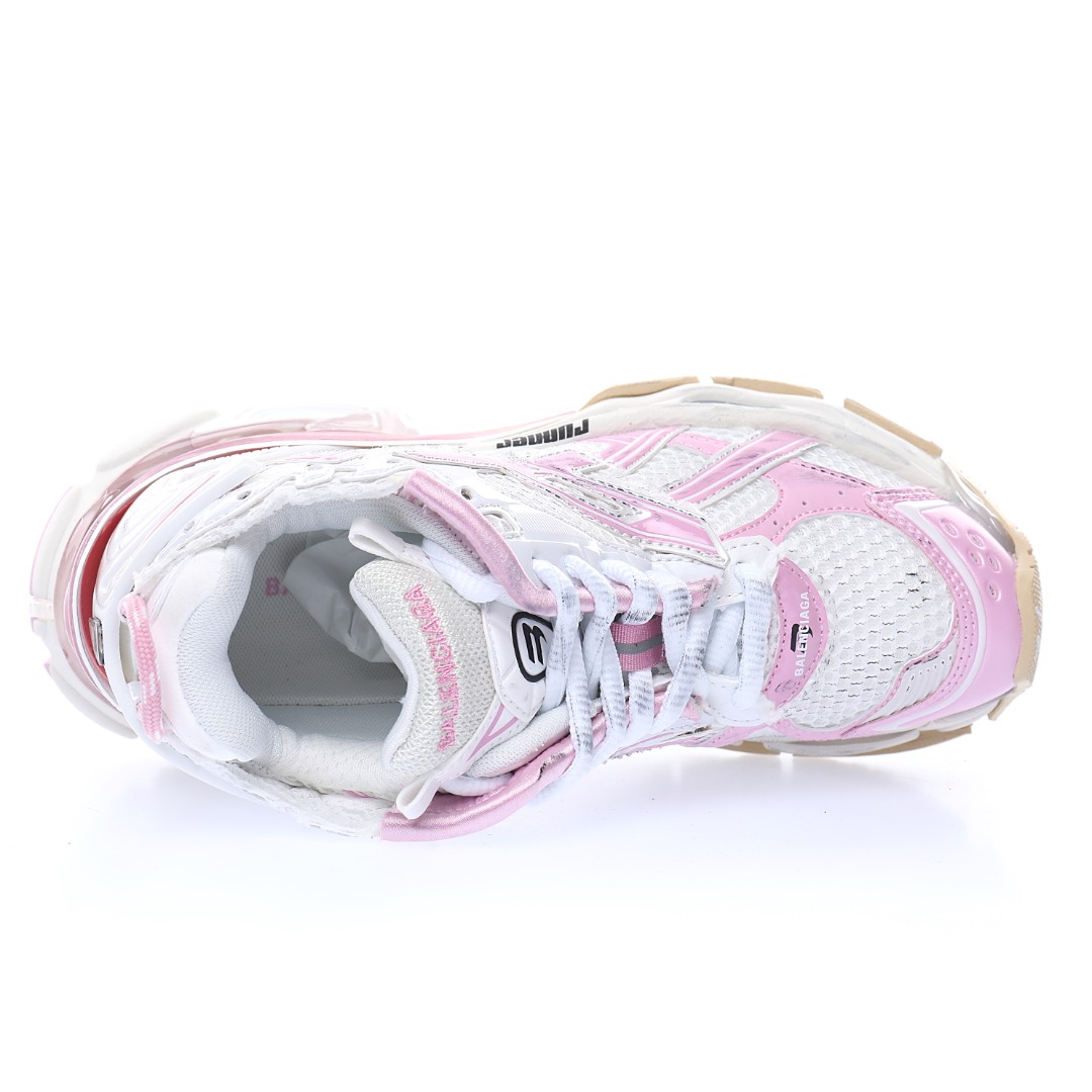 BALENCIAGA Runner Sneaker"White/Pink"