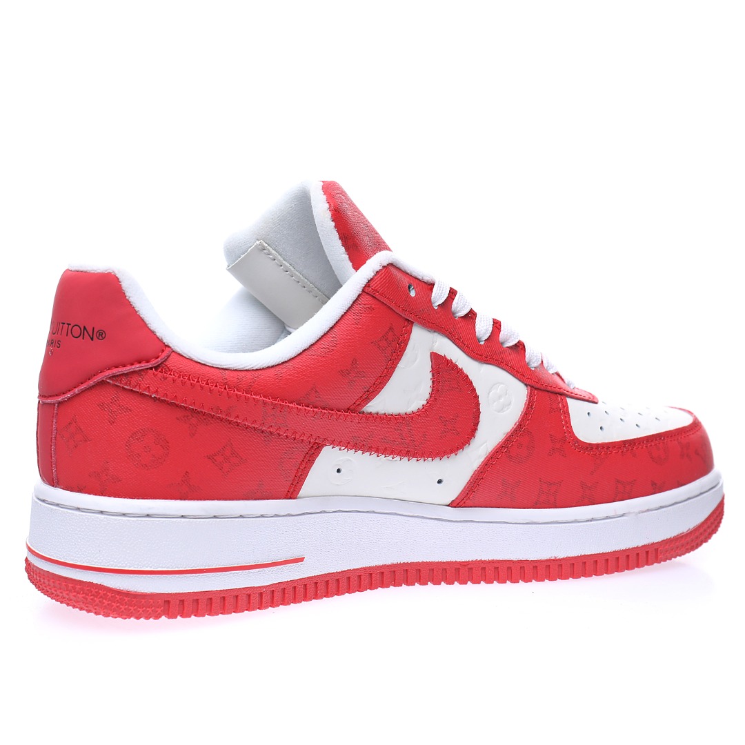 Louis Vuitton x Nike Air Force 1 07 LV8"White/Red/LV Monogram"