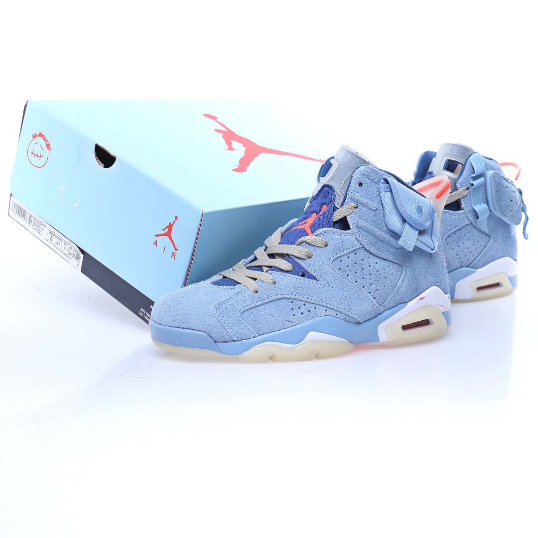 Travis Scott x Air Jordan 6 Retro SP"Light Blue"