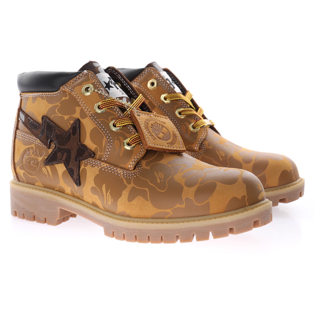 Bape x Timberland Fatigue Chukka Nubuck Boots