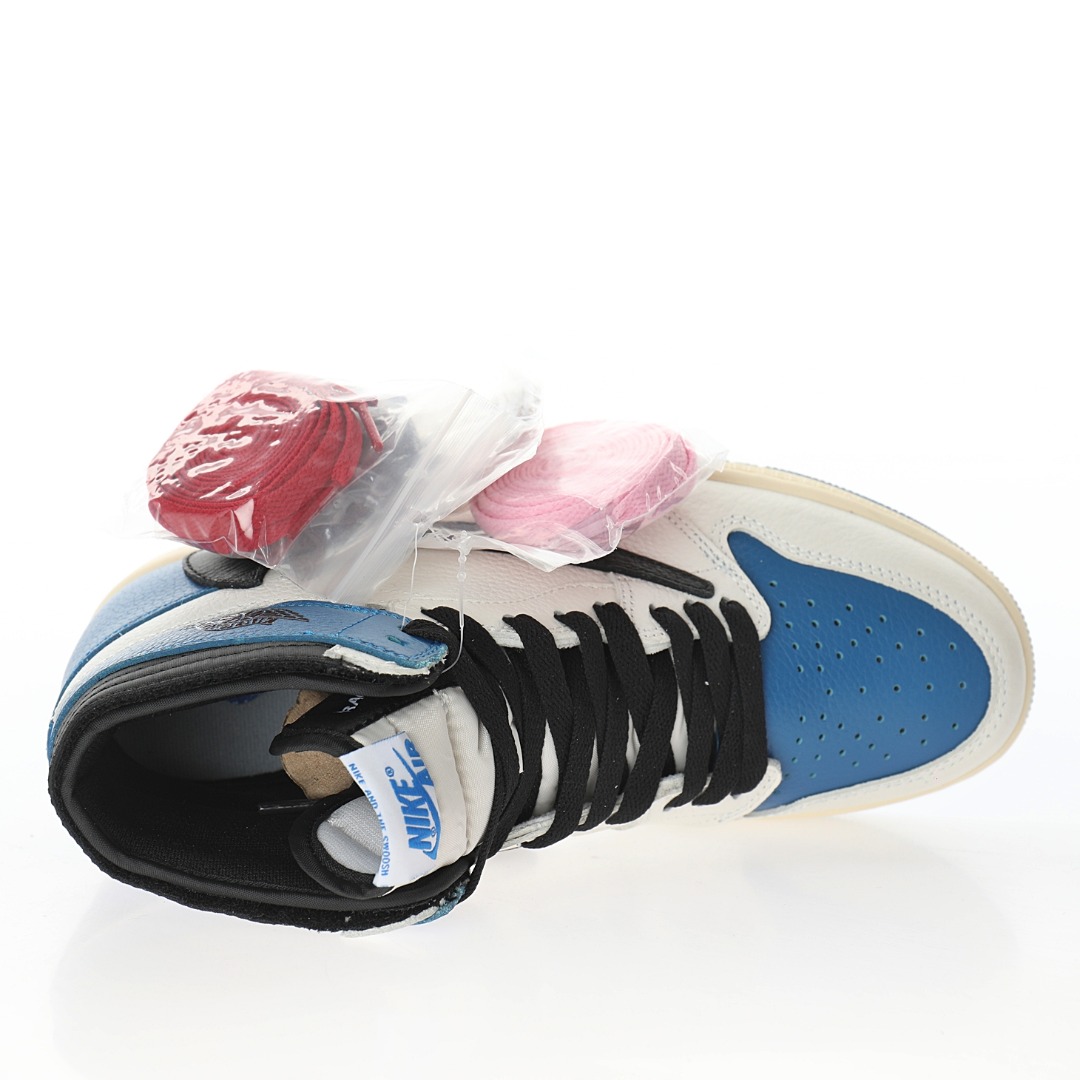 fragment design x Travis Scott x Nike Air Jordan 1 High OG SP"Military Blue"