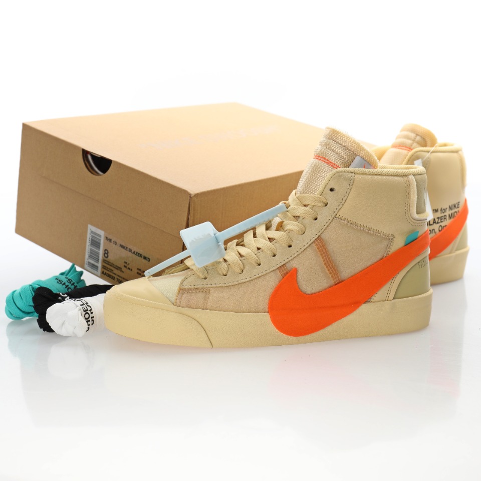 Off-White™ x Nike Blazer Mid The Ten"White/Grey/Black"