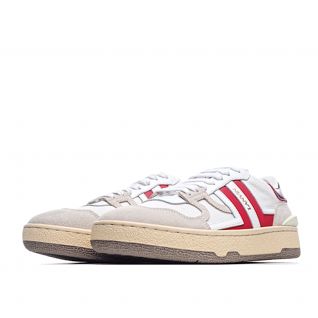 LANVIN Clay Low-Top Tennis Sneakers